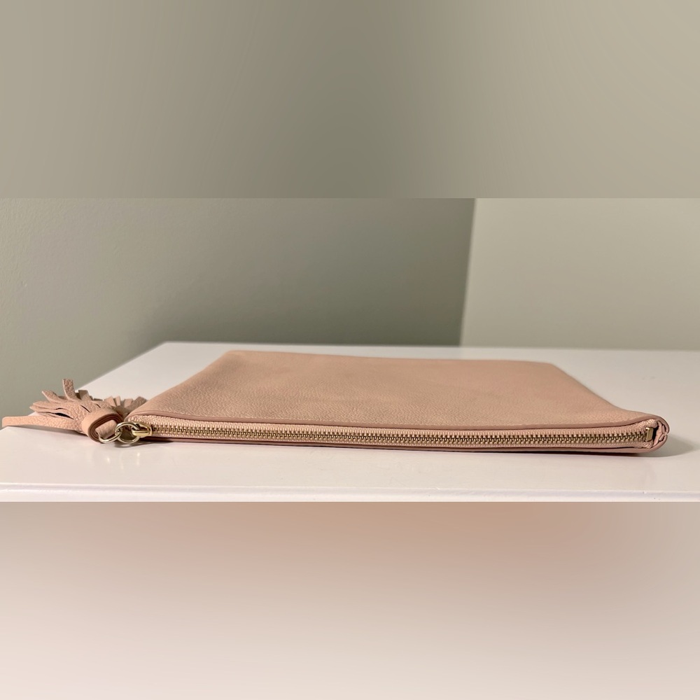 Kate Spade ♠️ Blush Pink Leather Pouch/Clutch - Picture 6 of 7
